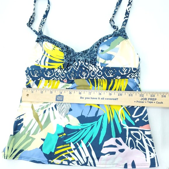 Title Nine Tankini Swim Top Women Girls XS Floral - Picture 2 of 10